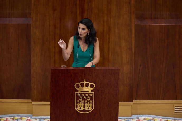 La portavoz de Vox en la Asamblea de Madrid, Rocío Monasterio