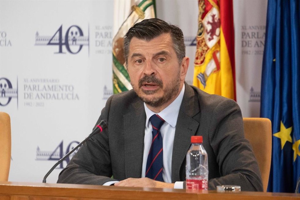 Toni Martín, este miércoles en rueda de prensa
