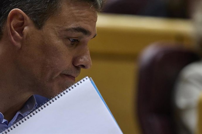 El presidente del Gobierno, Pedro Sánchez, durante un debate monográfico sobre la crisis energética y el contexto económico, en el Senado, a 6 de septiembre de 2022.