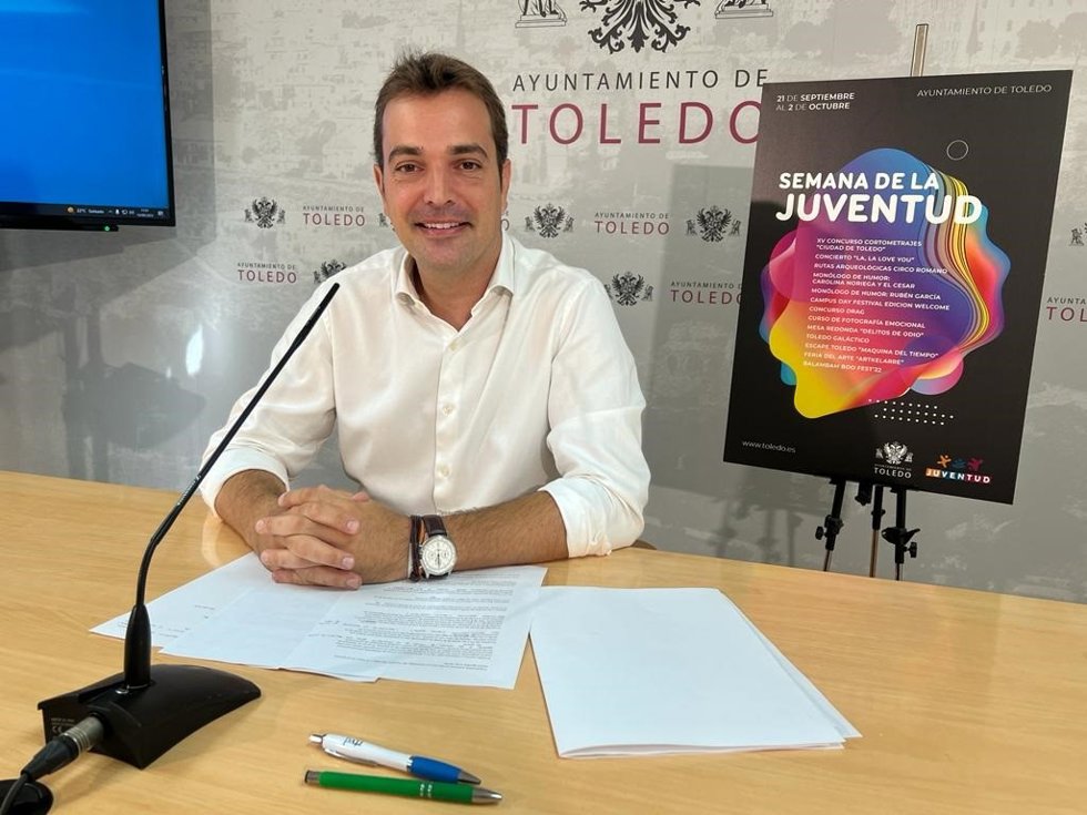 El concejal de Juventud de Toledo, Pablo García
