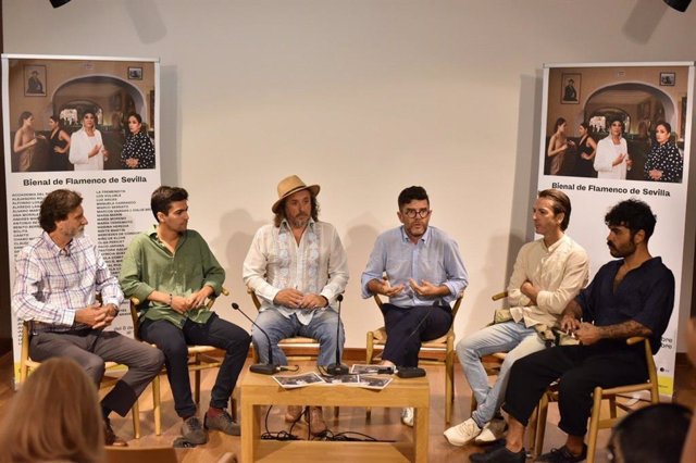Encuentro con los directores que ofrecerán sus espectáculos en el ciclo 'Territorios Flamencos' de la Bienal, en el Centro de la Cerámica de Triana.