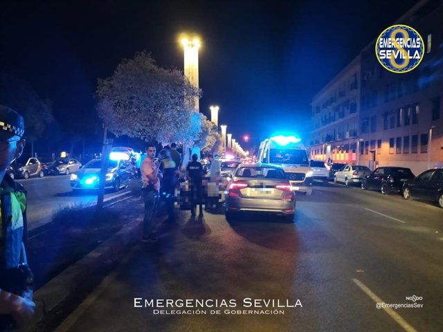 Accidente de tráfico en Torneo en el que fue atropellado un peatón.
