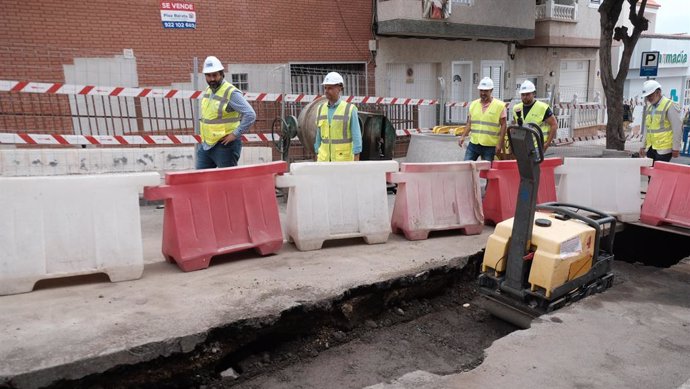 Visita a las obras de canalización de aguas residuales entre Güímar y Arafo