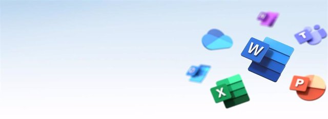 Imagen promocional de las aplicaciones de Microsoft Office 365.