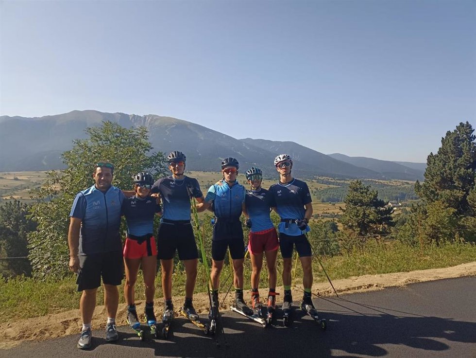 Los fondistas españoles del equipo RFEDI-Spainsnow se preparan a conciencia para la temporada mundialista.