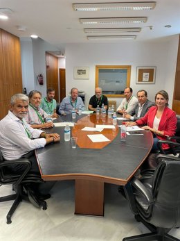 Reunión parlamentarios del PSOE-A con Plataforma Sanitaria Zona Norte de Antequera