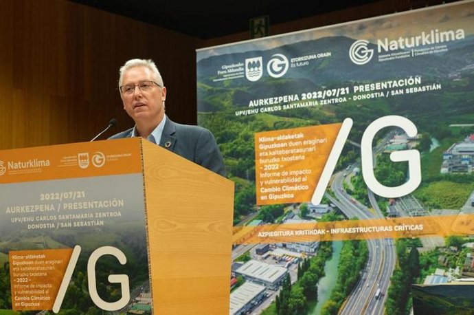El diputado de Medio Ambiente de Gipuzkoa, José Ignacio Asensio.