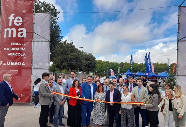 Inauguración de la 40ª Feria de Maquinaria Agrícola de Úbeda.