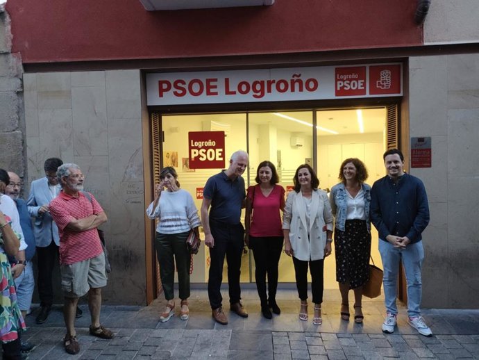 Apertura de la nueva sede del PSOE de Logroño
