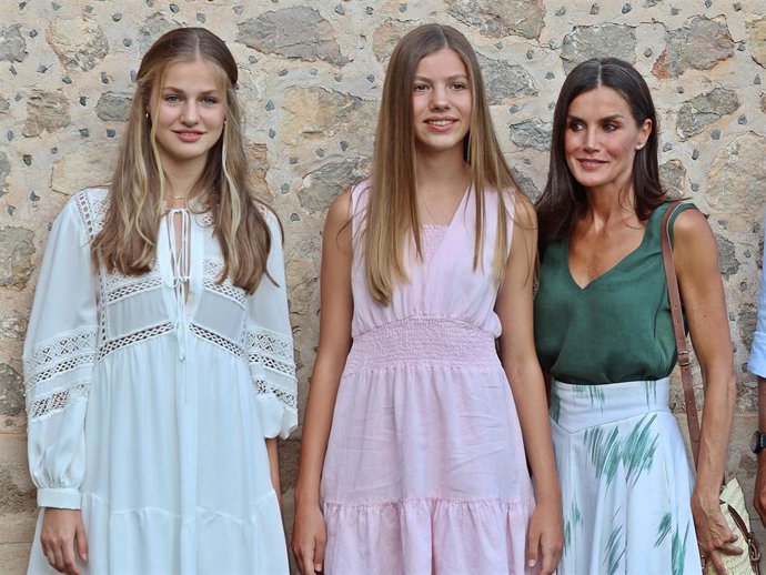 PRINCESA LEONORO, INFANTA SOFÍA Y LA REINA LETIZIA EN IMAGEN DE ARCHIVO