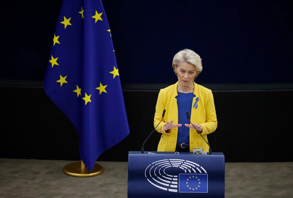 La presidenta de la Comisión Europea, Ursula von der Leyen.