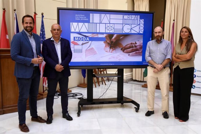 Presentación de la Pasarela Málagacrea Moda 2022 que mostrará este viernes las colecciones de cuatro diseñadores