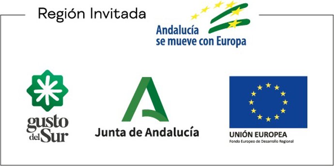 Cartel de la Junta de Andalucía como 'región invitada' en 'Fruit Attraction 2022'.