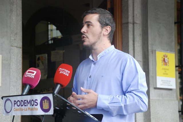 El coordinador de Podemos José Luis García Gascón