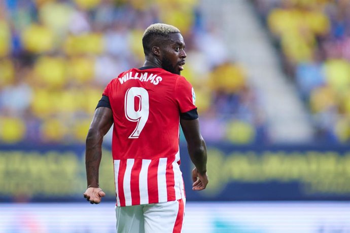 Inaki Williams of Athletic Club celebrates a goal during the spanish league, La Liga Santander, football match played between Cadiz CF and Athletic Club at Nuevo Mirandilla stadium on August 29, 2022, in Cadiz, Spain.