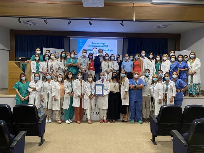 Nota De Prensa: Ginecología Y Obstetricia Del Hospital Regional Universitario De Málaga Recibe La Certificación De La Agencia De Calidad Sanitaria De Andalucía