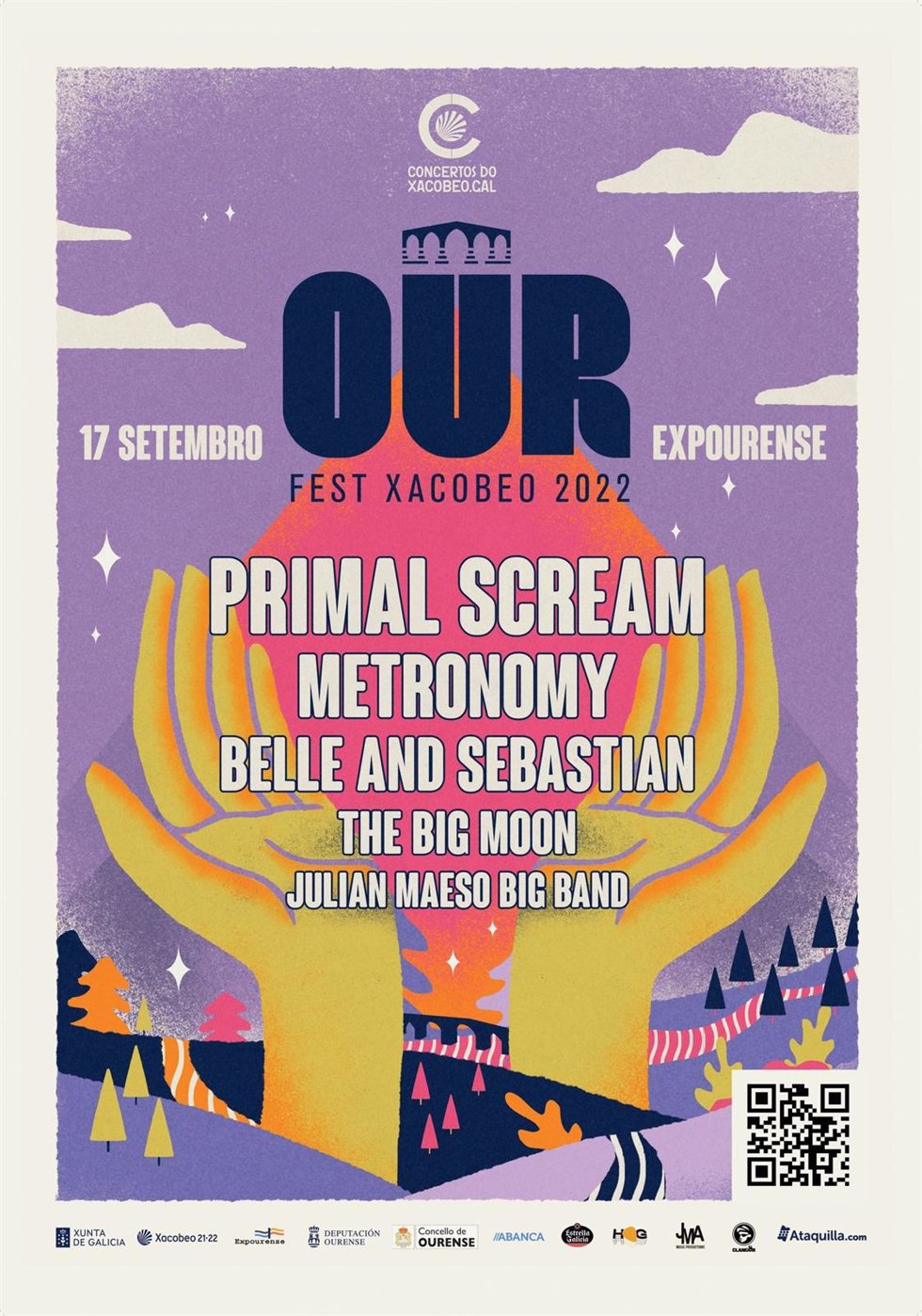 Cartel del festival Our Fest Xacobeo 2022