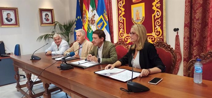 Acto de presentación de proyectos que se van a llevar a cabo con la ayuda concedida por la Junta, una subvención de 58.367,55 euros, para el municipio de Chipiona.