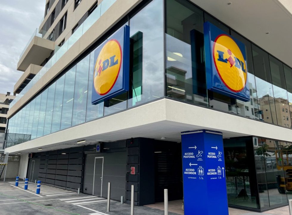 Tienda de Lidl en Málaga.