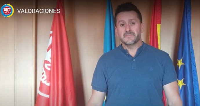 El secretario general de UGT Asturias, Javier Fernández Lanero