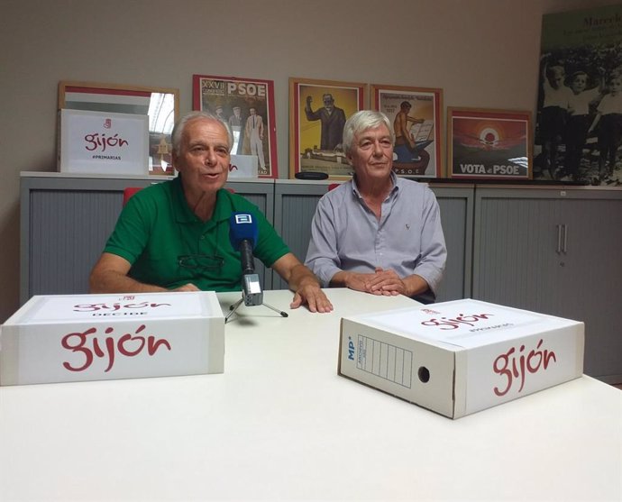 Promotores de primarias del PSOE de Gijón