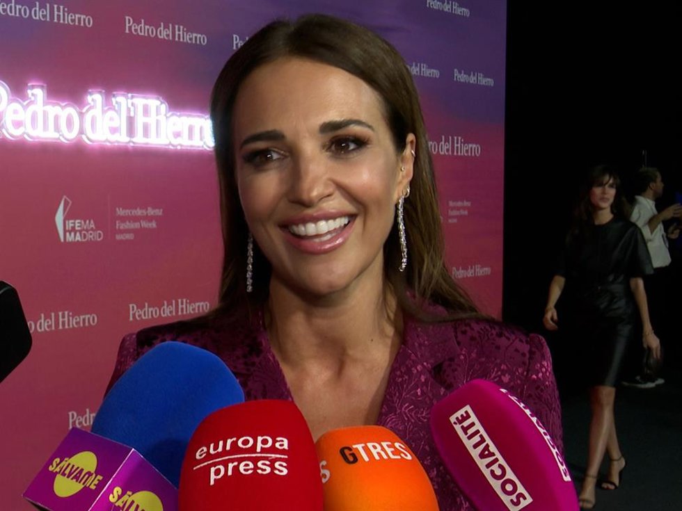 Paula Echevarría, en el desfile de Pedro del Hierro en la MBFWM