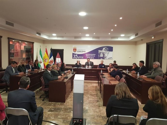 Archivo - Pleno del Ayuntamiento de Guillena en el anterior mandato