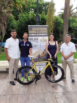 Imagen de archivo de la presentación de la Subida Ciclista a la Reina 
