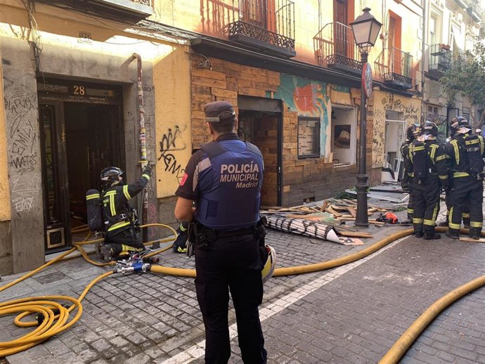 Explosión en la calle San Vicente Ferrer