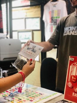 Lava comestible y solidaria en beneficio de los afectados por la erupción del volcán Cumbre Vieja.