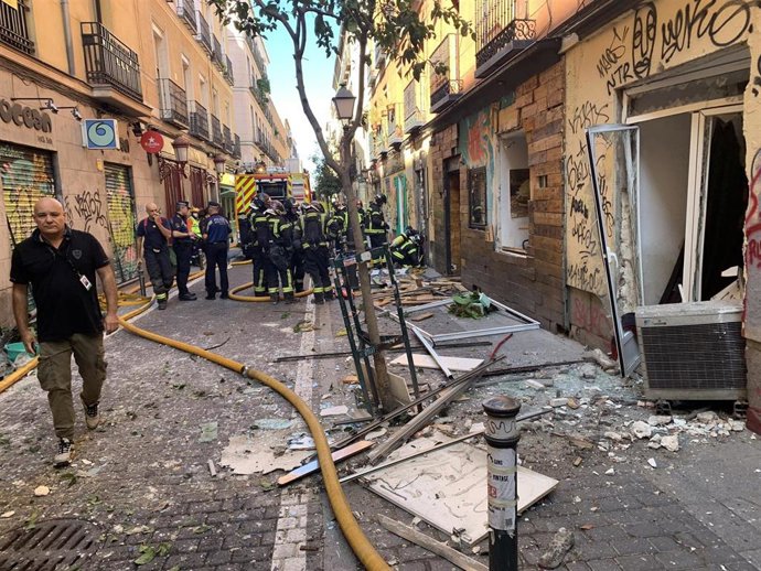 Herida una mujer tras la explosión en una vivienda de Malasaña