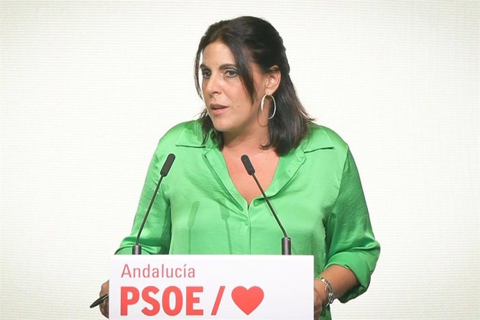 Archivo - La parlamentaria del PSOE de Jaén Ángeles Férriz.