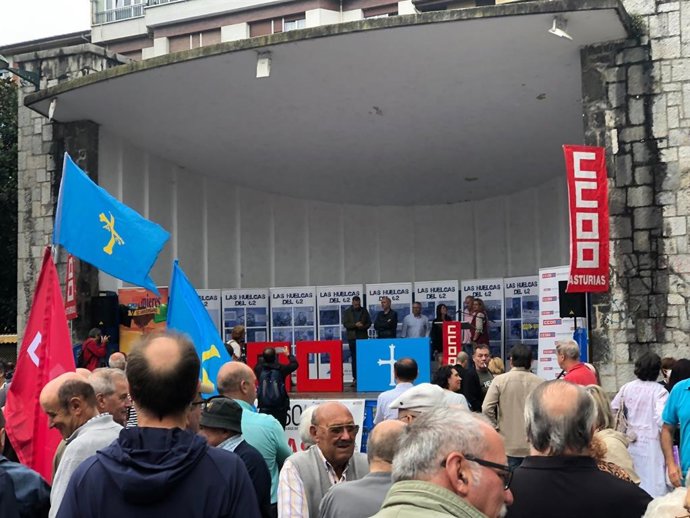 Acto conmemorativo de las Huelgas del 62