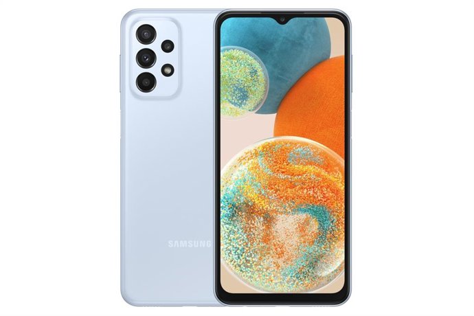 Galaxy A23 5G en color azul