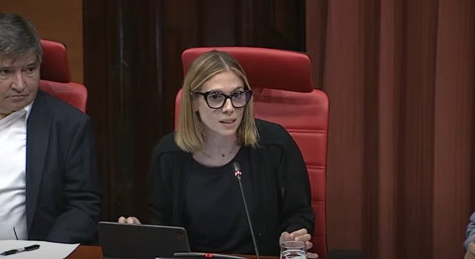 El director de TV3, Sígfrid Gras, i la presidenta del Consell de Govern de la CCMA, Rosa Rom