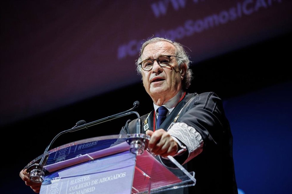 Archivo - El Decano del Ilustre Colegio de Abogados de Madrid, José María Alonso.
