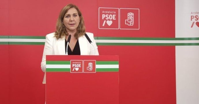 La secretaria general del PSOE de Palos de la Frontera (Huelva), Belén Castillo.