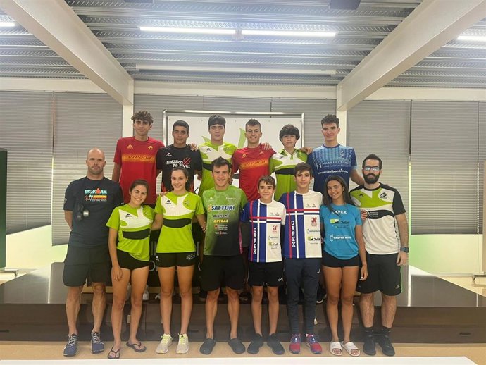 Triatletas extremeños que comienzan el curso en el Centro de Tecnificación Deportiva de Cáceres