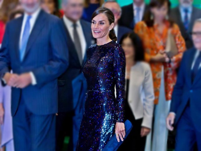 La Reina Letizia en el concierto extraordinario de la Orquesta y Coro Nacionales de España por el 50 aniversario de investigación en cáncer de la Asociación Española Contra el Cáncer