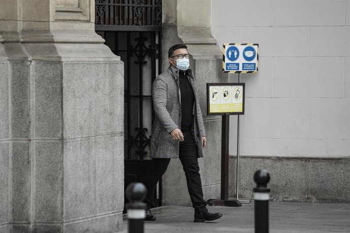 Archivo - El exministro de Transportes y Comunicaciones de Perú, Geiner Alvarado