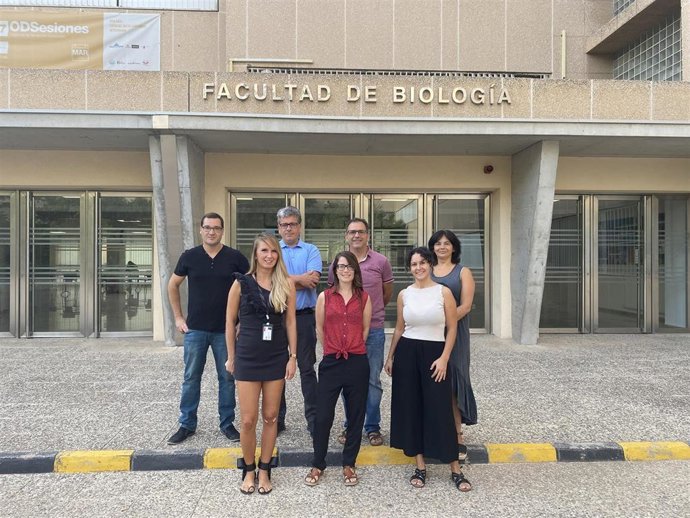 El equipo investigador conformado por Sergio Candel, Pablo Mesa del Castillo, Victoriano Mulero, María Luisa Cayuela, Sylwia Tyrkalska, Alicia Martínez y Ana Belén Arroyo