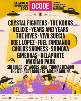 El Festival DCODE vuelve en septiembre a la Complutense con 16 horas de música de Crystal Fighters, The Hives, Deluxe y más