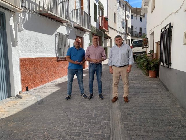 Visita de la Diputación a Bélmez de la Moraleda