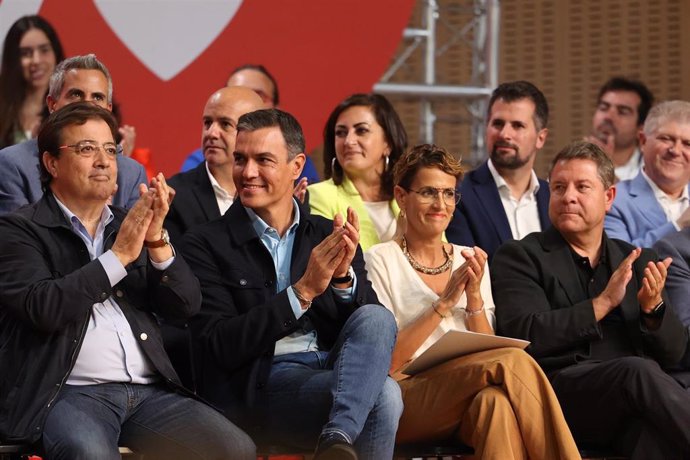 El presidente del Gobierno, Pedro Sánchez, en  el Consejo Político Federal del PSOE, en el World Trade Center,  a 17 de septiembre de 2022, en Zaragoza, Aragón, (España).