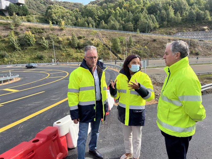 Puesta en funcionamiento del nuevo desvío de la A-6 en Pedrafita do Cebreiro (Lugo)