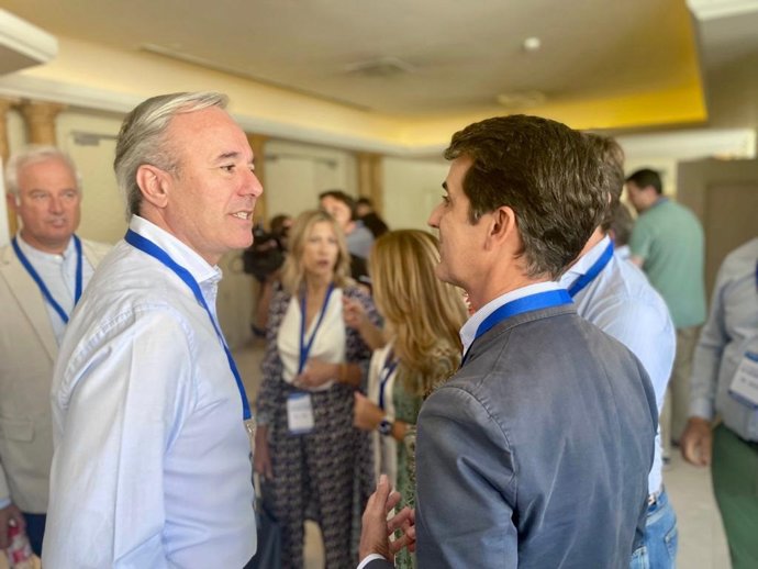 El presidente del PP Aragón, Jorge Azcón.