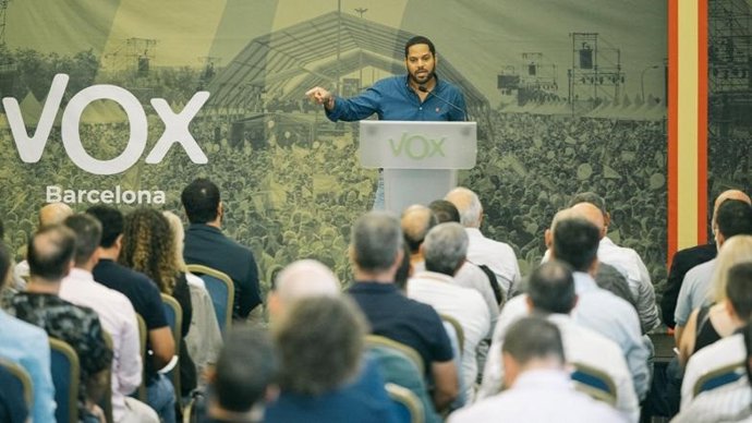 El líder de Vox al Parlament, Ignacio Garriga