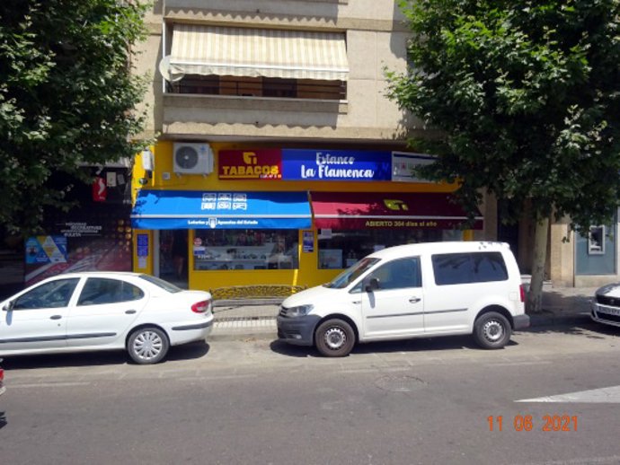 Extrerior del punto de venta en Mérida dotado con el primer premio de la Loteria Nacional del día 17 de septiembre de 2022.