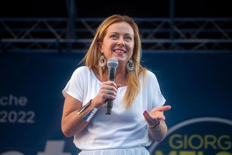 Giorgia Meloni, líder de Hermanos de Italia