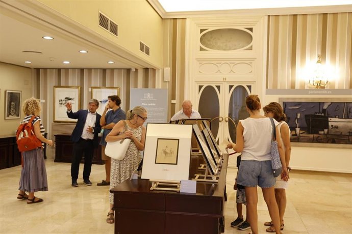 Exposiciones en el Parlament con motivo de la Nit de l'Art.